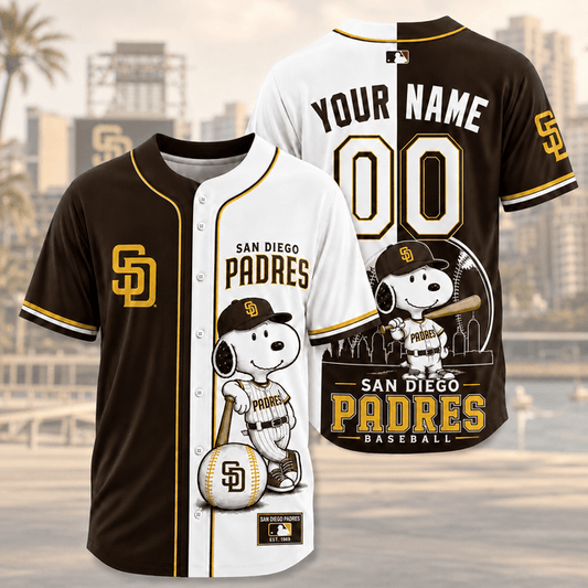 [HOMERUN DEAL] NEW CUSTOMIZED MLB18 SDP SAN DIEGO PADRES BASEBALL JERSEY