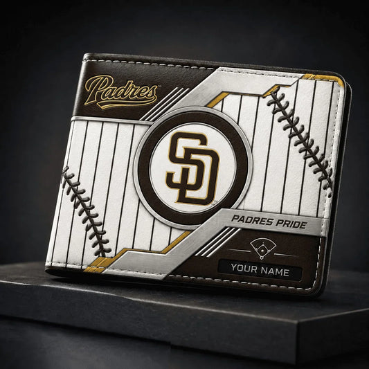 [HOMERUN DEAL] NEW CUSTOMIZED MLB18 SDP SAN DIEGO PADRES LEATHER WALLET