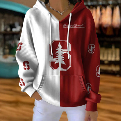 [HOMERUN DEAL] NEW CUSTOMIZED NCAA CWS18 STC STANFORD CARDINAL RIBBED HOODIE & SWEATSHIRT