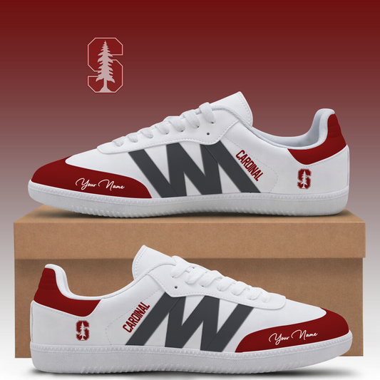 [HOMERUN DEAL] NEW CUSTOMIZED NCAA CWS18 STC STANFORD CARDINAL CLASSIC SNEAKERS