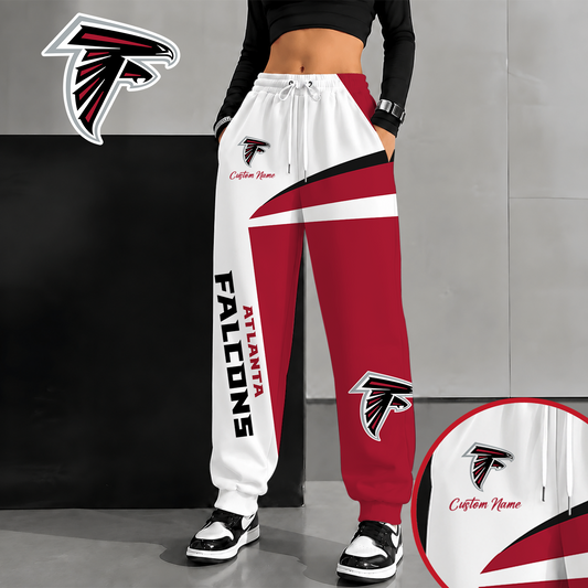 [TOUCHDOWN DEAL] NEW CUSTOMIZED NFL18 ATF ATLANTA FALCONS SWEATPANTS