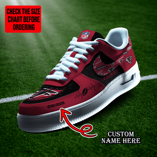 [TOUCHDOWN DEAL] NEW CUSTOMIZED NFL18 ATF ATLANTA FALCONS AF1 SHOES