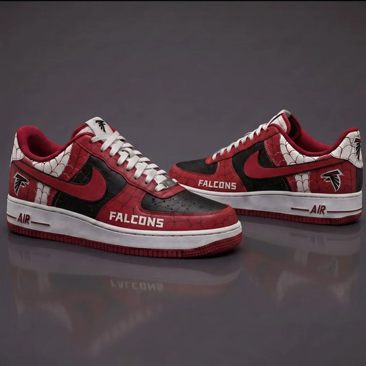 [TOUCHDOWN DEAL] NEW CUSTOMIZED NFL18 ATF ATLANTA FALCONS x SPIDER AF1 SHOES