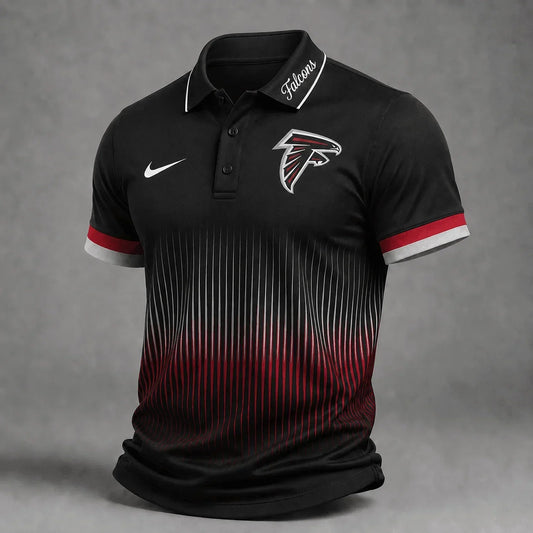 [TOUCHDOWN DEAL] NEW CUSTOMIZED NFL18 ATF ATLANTA FALCONS POLO SHIRT