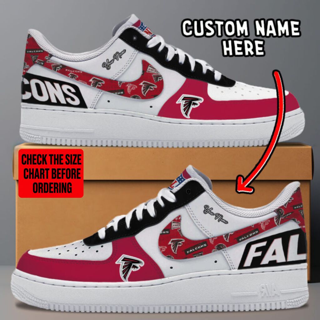 [TOUCHDOWN DEAL] NEW CUSTOMIZED NFL18 ATF ATLANTA FALCONS AF1 SNEAKERS