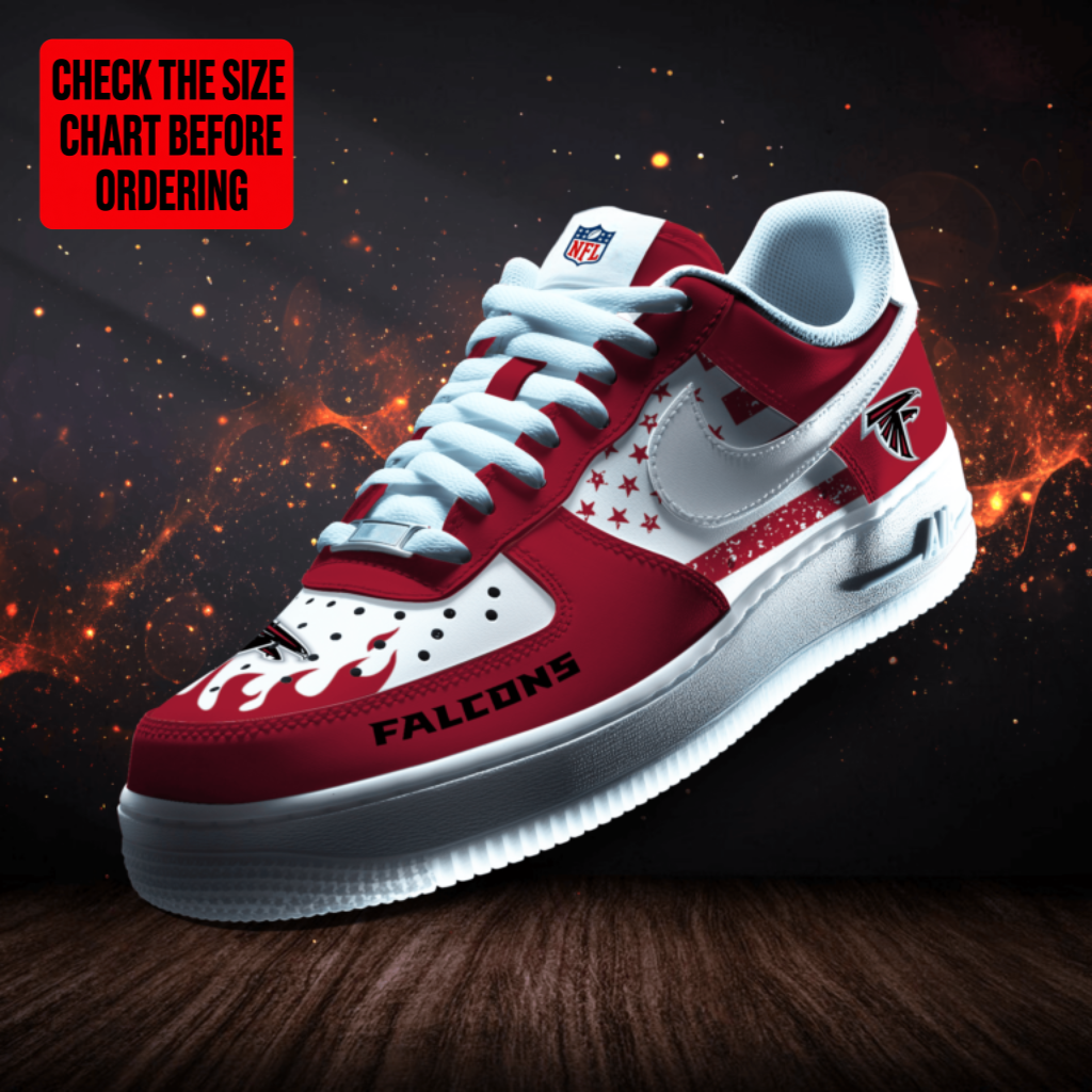 [TOUCHDOWN DEAL] NEW CUSTOMIZED NFL18 ATF ATLANTA FALCONS AF1 SNEAKERS