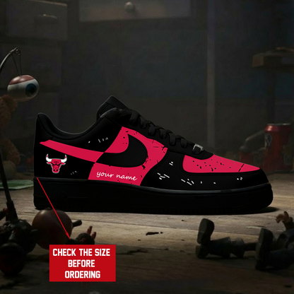 [SLAM DUNK DEAL] NEW CUSTOMIZED NBA19 CBU CHICAGO BULLS AF1 SHOES