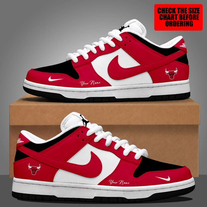 [SLAM DUNK DEAL] NEW CUSTOMIZED NBA19 CBU CHICAGO BULLS DUNK LOW SHOES
