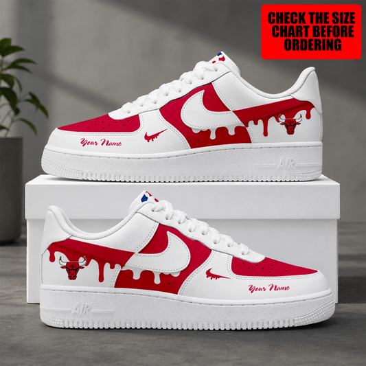 [SLAM DUNK DEAL] NEW CUSTOMIZED NBA19 CBU CHICAGO BULLS AF1 SHOES