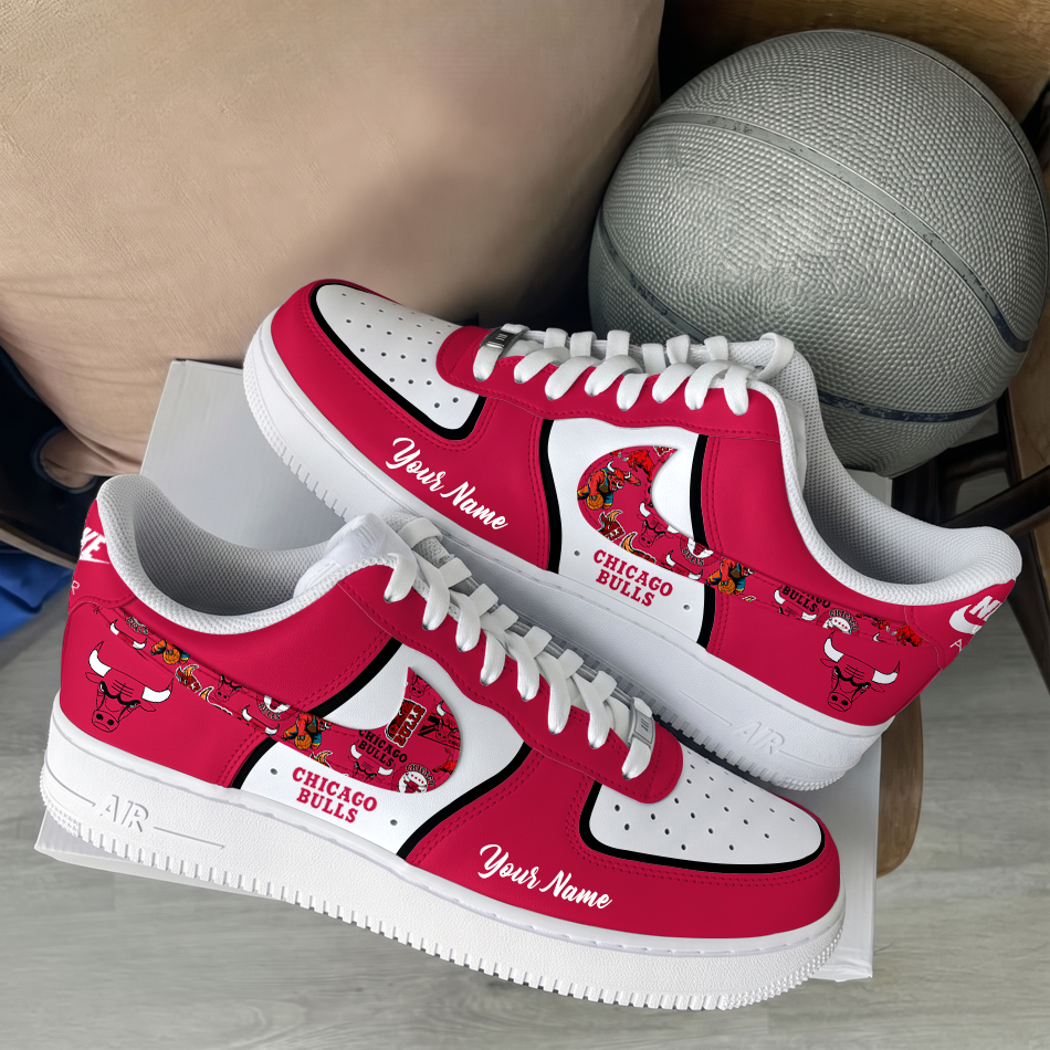 [SLAM DUNK DEAL] NEW CUSTOMIZED NBA19 CBU CHICAGO BULLS AF1 SHOES