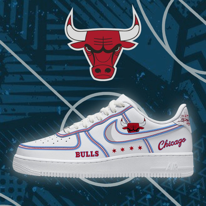 [SLAM DUNK DEAL] NEW CUSTOMIZED NBA19 CBU CHICAGO BULLS AF1 SHOES