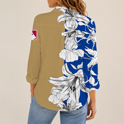 [HOMERUN DEAL] NEW CUSTOMIZED MLB19 KCR KANSAS CITY ROYALS WOMEN CASUAL SHIRT