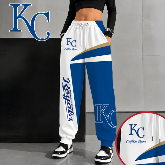 [HOMERUN DEAL] NEW CUSTOMIZED MLB19 KCR KANSAS CITY ROYALS SWEATPANTS