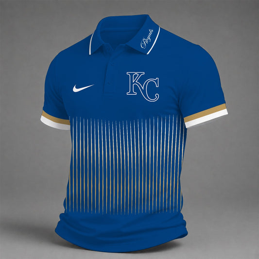 [HOMERUN DEAL] NEW CUSTOMIZED MLB19 KCR KANSAS CITY ROYALS POLO SHIRT
