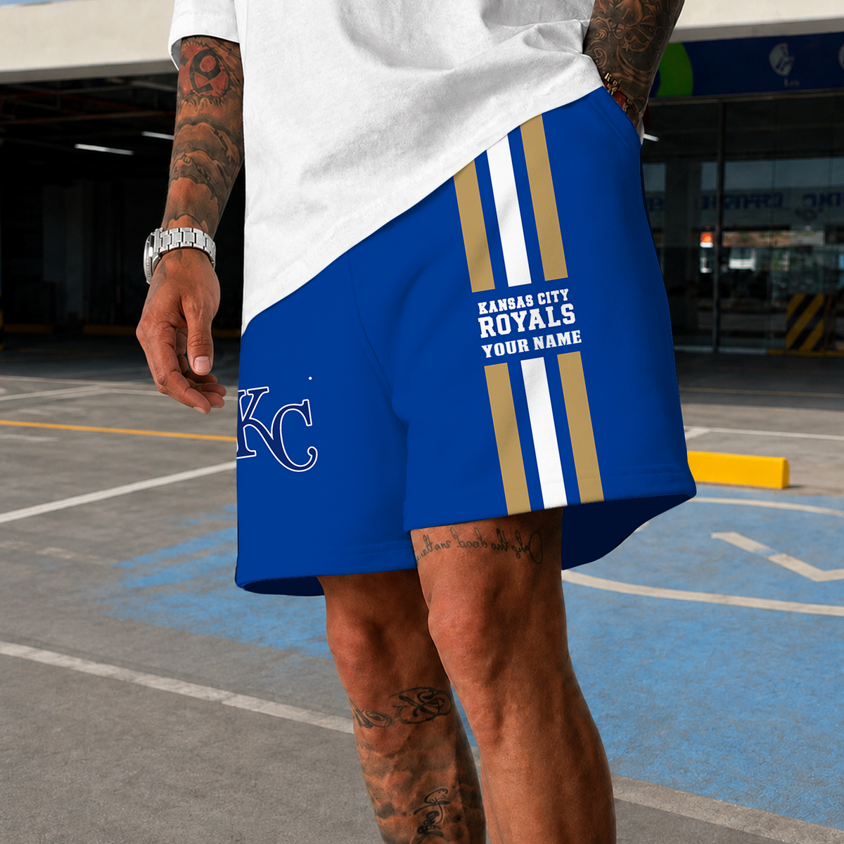 [HOMERUN DEAL] NEW PREMIUM MLB19 KCR KANSAS CITY ROYALS SHORT PANTS