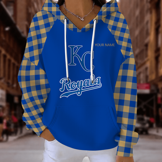[HOMERUN DEAL] NEW CUSTOMIZED MLB19 KCR KANSAS CITY ROYALS RIBBED HOODIE & SWEATSHIRT