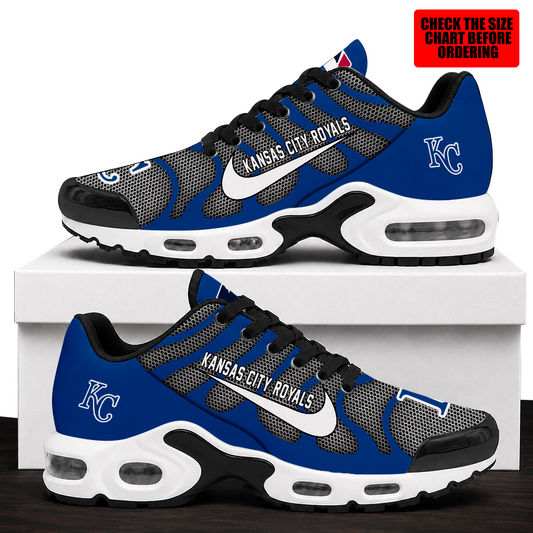 [HOMERUN DEAL] NEW CUSTOMIZED MLB19 KCR KANSAS CITY ROYALS AIR MAX PLUS SNEAKERS