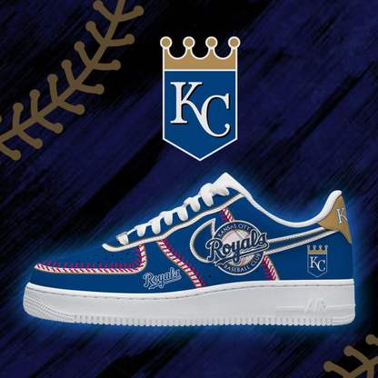 [HOMERUN DEAL] NEW CUSTOMIZED MLB19 KCR KANSAS CITY ROYALS AF1 SHOES