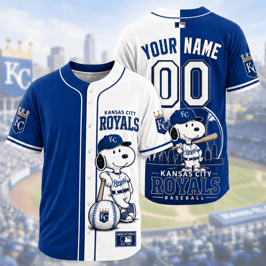 [HOMERUN DEAL] NEW CUSTOMIZED MLB19 KCR KANSAS CITY ROYALS BASEBALL JERSEY