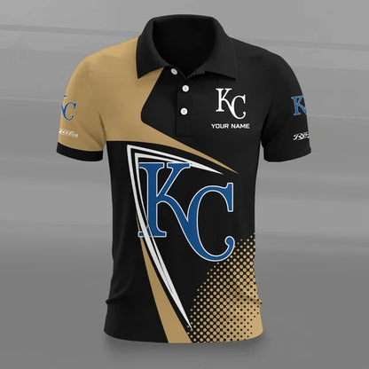 [HOMERUN DEAL] NEW CUSTOMIZED MLB19 KCR KANSAS CITY ROYALS POLO SHIRT