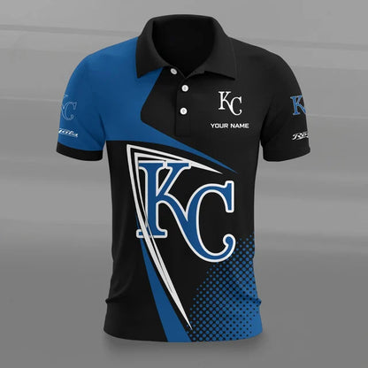 [HOMERUN DEAL] NEW CUSTOMIZED MLB19 KCR KANSAS CITY ROYALS POLO SHIRT