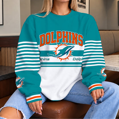 [TOUCHDOWN DEAL] NEW CUSTOMIZED NFL19 MDP THE DOLPHINS UNISEX SWEATSHIRT
