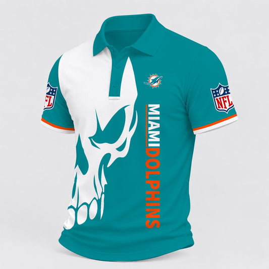 [TOUCHDOWN DEAL] NEW CUSTOMIZED NFL19 MDP MIAMI DOLPHINS POLO SHIRT