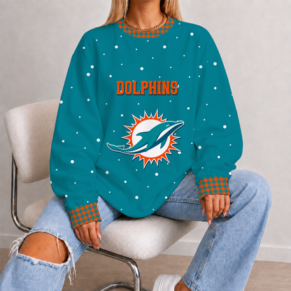 [TOUCHDOWN DEAL] NEW CUSTOMIZED NFL19 MDP MIAMI DOLPHINS UNISEX SWEATSHIRT