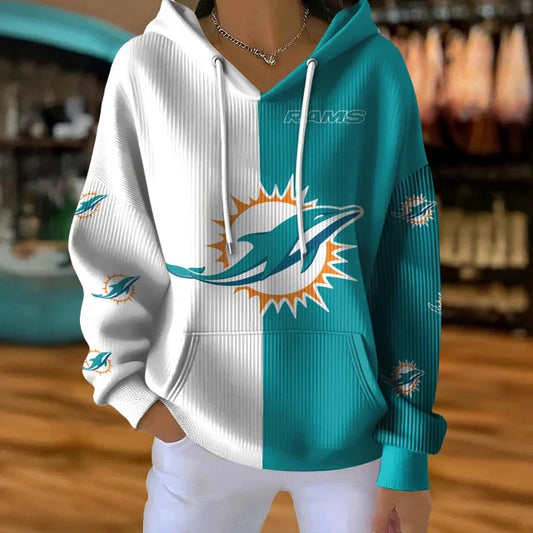 [TOUCHDOWN DEAL] NEW CUSTOMIZED NFL19 MDP MIAMI DOLPHINS RIBBED HOODIE & SWEATSHIRT