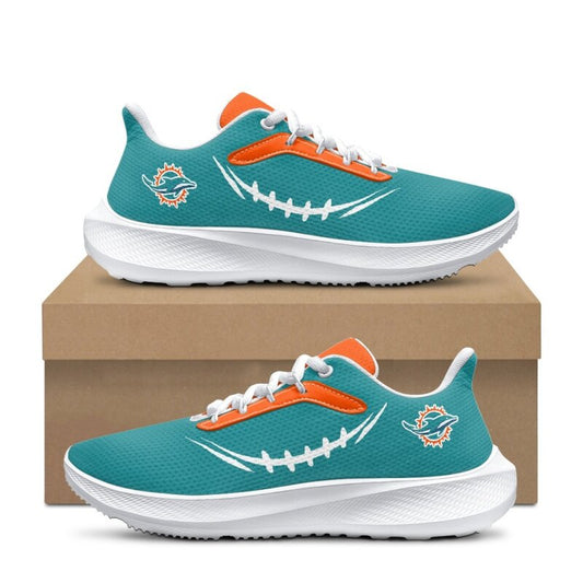 [TOUCHDOWN DEAL] NEW CUSTOMIZED NFL19 MDP MIAMI DOLPHINS ROAD RUNNING SHOES