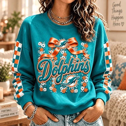 [TOUCHDOWN DEAL] NEW CUSTOMIZED NFL19 MDP MIAMI DOLPHINS  UNISEX SWEATSHIRT