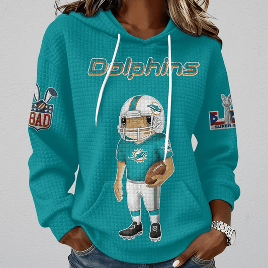 [TOUCHDOWN DEAL] NEW CUSTOMIZED NFL19 MDP MIAMI DOLPHINS UNISEX HOODED SWEATSHIRT