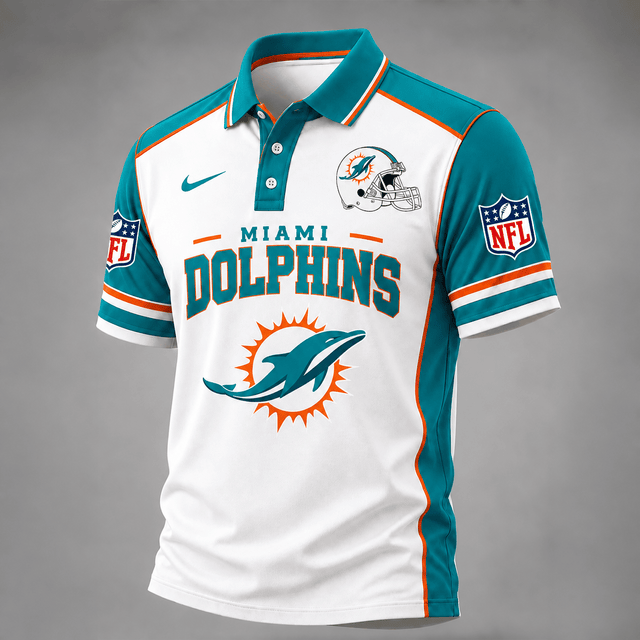 [TOUCHDOWN DEAL] NEW CUSTOMIZED NFL19 MDP THE DOLPHINS POLO SHIRT