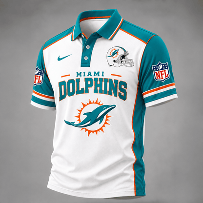 [TOUCHDOWN DEAL] NEW CUSTOMIZED NFL19 MDP THE DOLPHINS POLO SHIRT