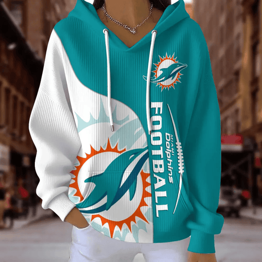 [TOUCHDOWN DEAL] NEW CUSTOMIZED NFL19 MDP MIAMI DOLPHINS RIBBED HOODIE & SWEATSHIRT