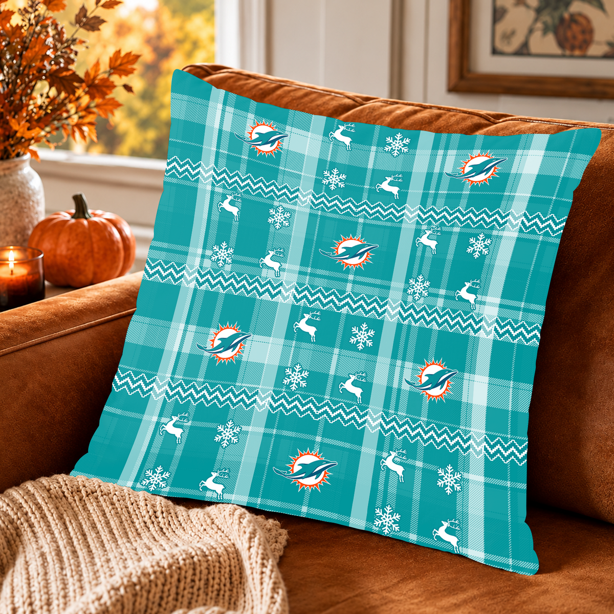 [TOUCHDOWN DEAL] NEW CUSTOMIZED NFL19 MDP THE DOLPHINS ENVELOPE PILLOW CASE