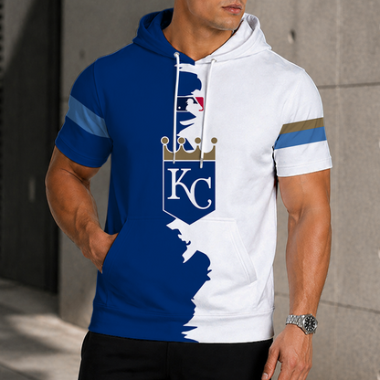 [HOMERUN DEAL] NEW CUSTOMIZED MLB19 KCR KANSAS CITY ROYALS SHORT SLEEVE HOODIE