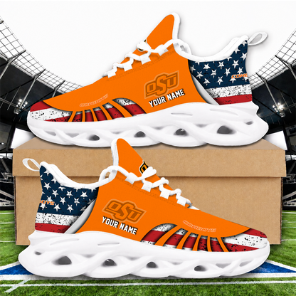 [HOMERUN DEAL] NEW CUSTOMIZED NCAA CWS19 OSC OKLAHOMA STATE COWBOYS UNISEX CLUNKY SNEAKERS