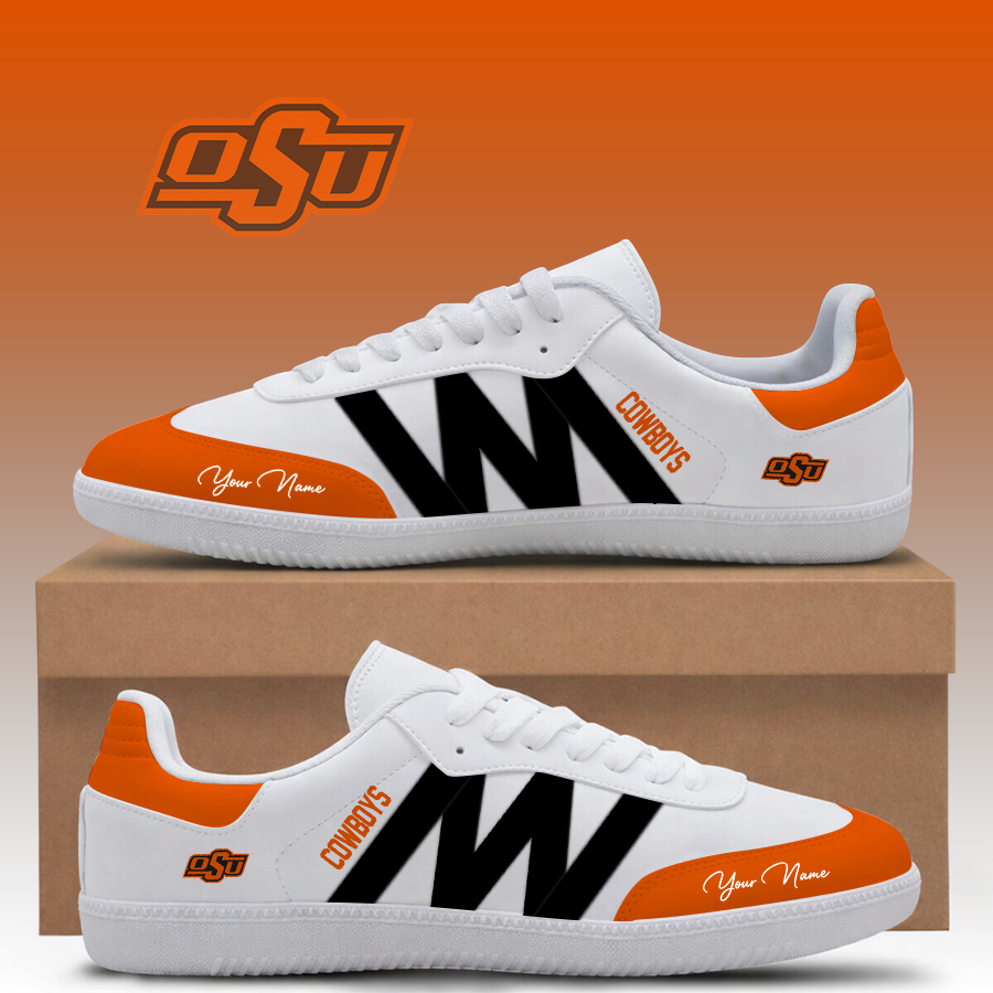 [HOMERUN DEAL] NEW CUSTOMIZED NCAA CWS19 OSC OKLAHOMA STATE COWBOYS CLASSIC SNEAKERS