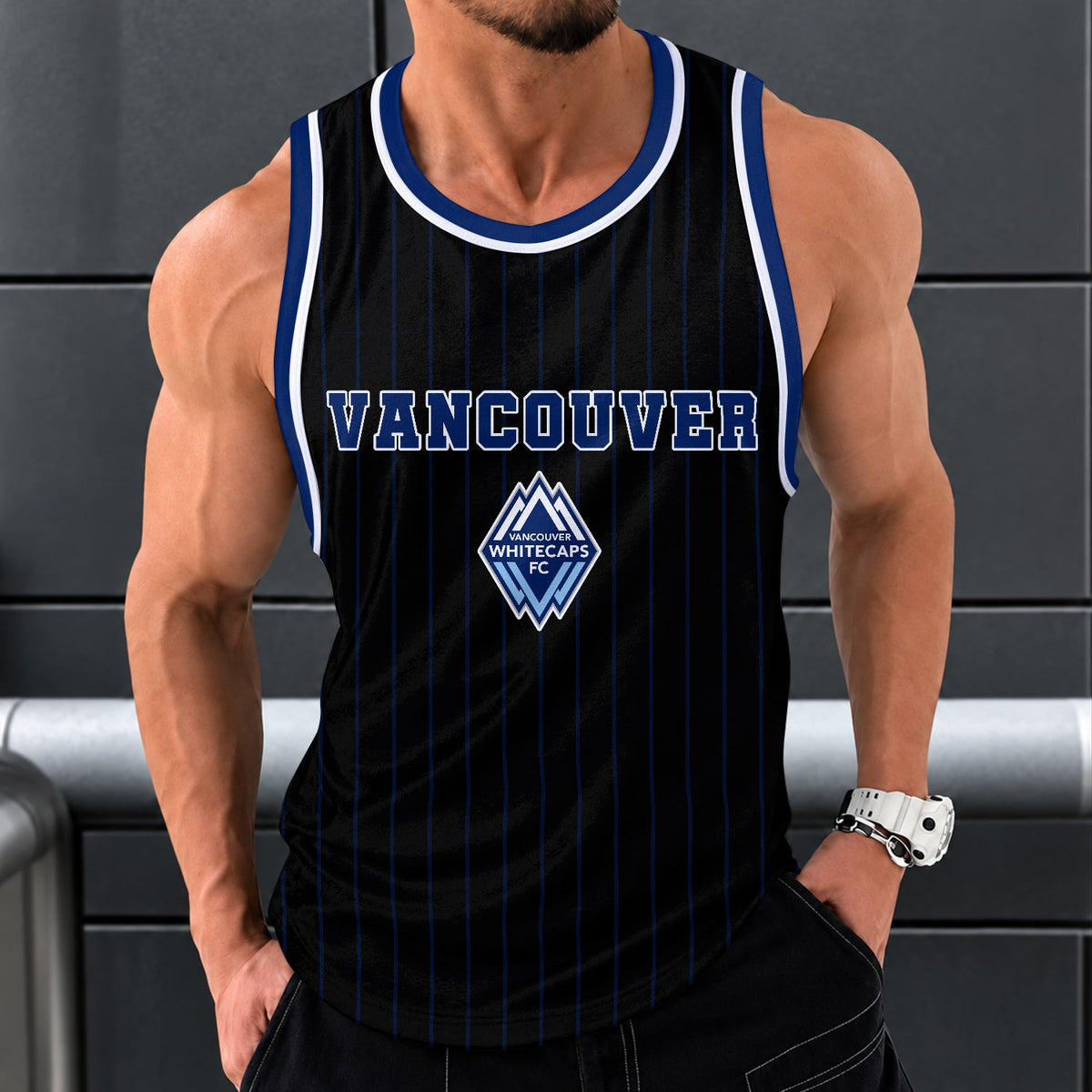 [GOAL DEAL] NEW CUSTOMIZED MLS19 VWF VANCOUVER WHITECAPS FC UNISEX TANK TOP
