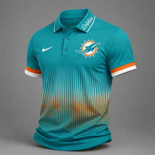 [TOUCHDOWN DEAL] NEW CUSTOMIZED NFL19 MDP MIAMI DOLPHINS POLO SHIRT