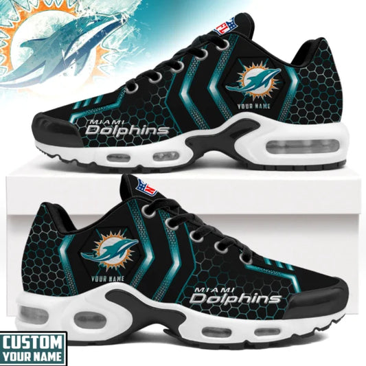 [TOUCHDOWN DEAL] NEW CUSTOMIZED NFL19 MDP MIAMI DOLPHINS AIR MAX PLUS SNEAKERS