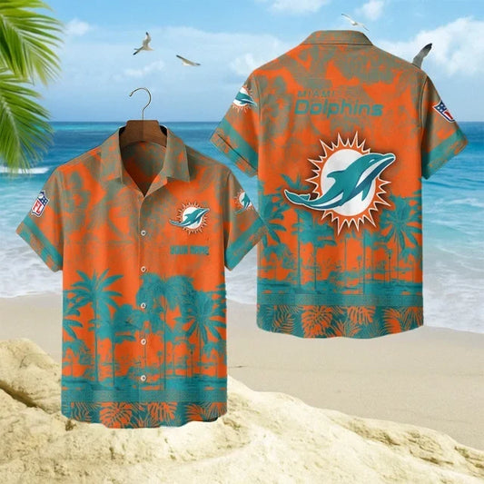 [TOUCHDOWN DEAL] NEW CUSTOMIZED NFL19 MDP MIAMI DOLPHINS UNISEX HAWAIIAN SHIRT