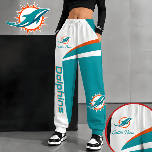 [TOUCHDOWN DEAL] NEW CUSTOMIZED NFL19 MDP MIAMI DOLPHINS SWEATPANTS