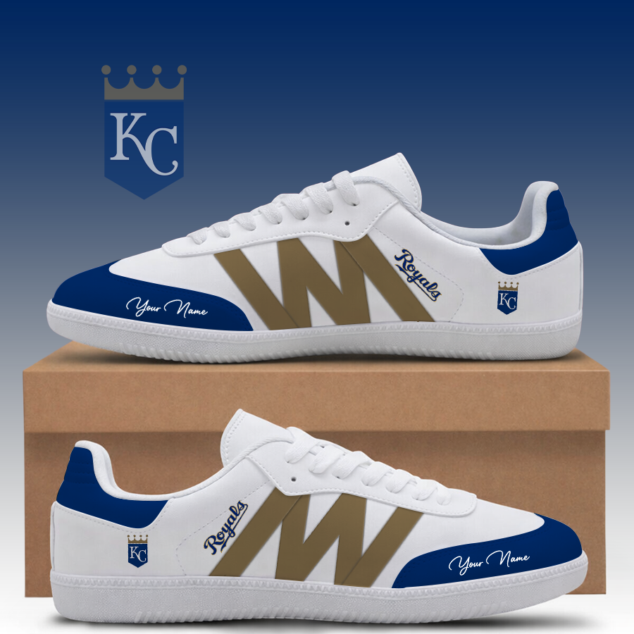 [HOMERUN DEAL] NEW CUSTOMIZED MLB19 KCR KANSAS CITY ROYALS CLASSIC SNEAKERS