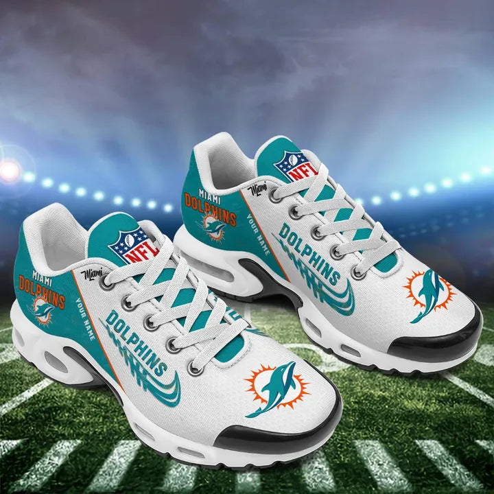 [TOUCHDOWN DEAL] NEW CUSTOMIZED NFL19 MDP MIAMI DOLPHINS AIR MAX PLUS SNEAKERS