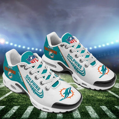[TOUCHDOWN DEAL] NEW CUSTOMIZED NFL19 MDP MIAMI DOLPHINS AIR MAX PLUS SNEAKERS