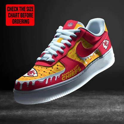 [TOUCHDOWN DEAL] NEW CUSTOMIZED NFL01 KCC KANSAS CITY CHIEFS AF1 SHOES