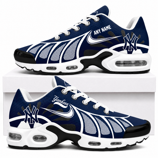 [HOMERUN DEAL] NEW CUSTOMIZED MLB01 NYY NEW YORK YANKEES AIR MAX PLUS SNEAKERS