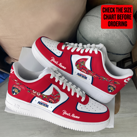 [PUCK DROP DEAL] NEW CUSTOMIZED NHL01 FPT FLORIDA PANTHERS AF1 SHOES
